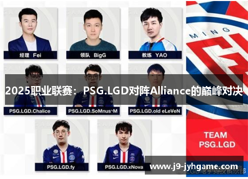 2025职业联赛：PSG.LGD对阵Alliance的巅峰对决